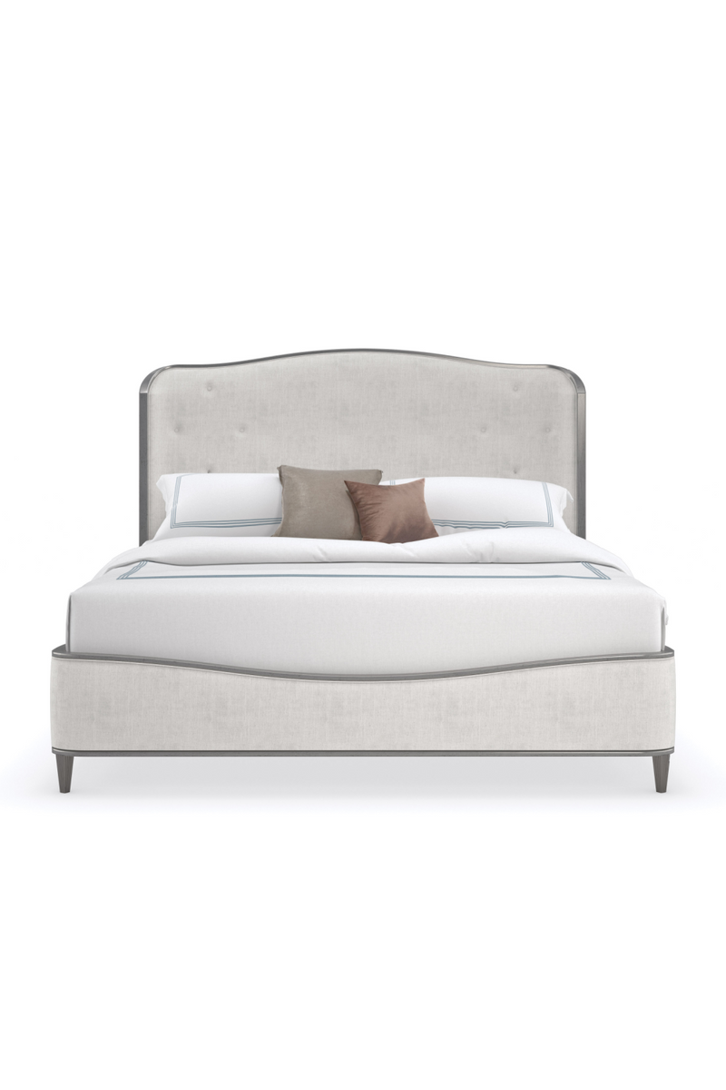 Lit en lin gris | Caracole Clear The Air | OROA.fr