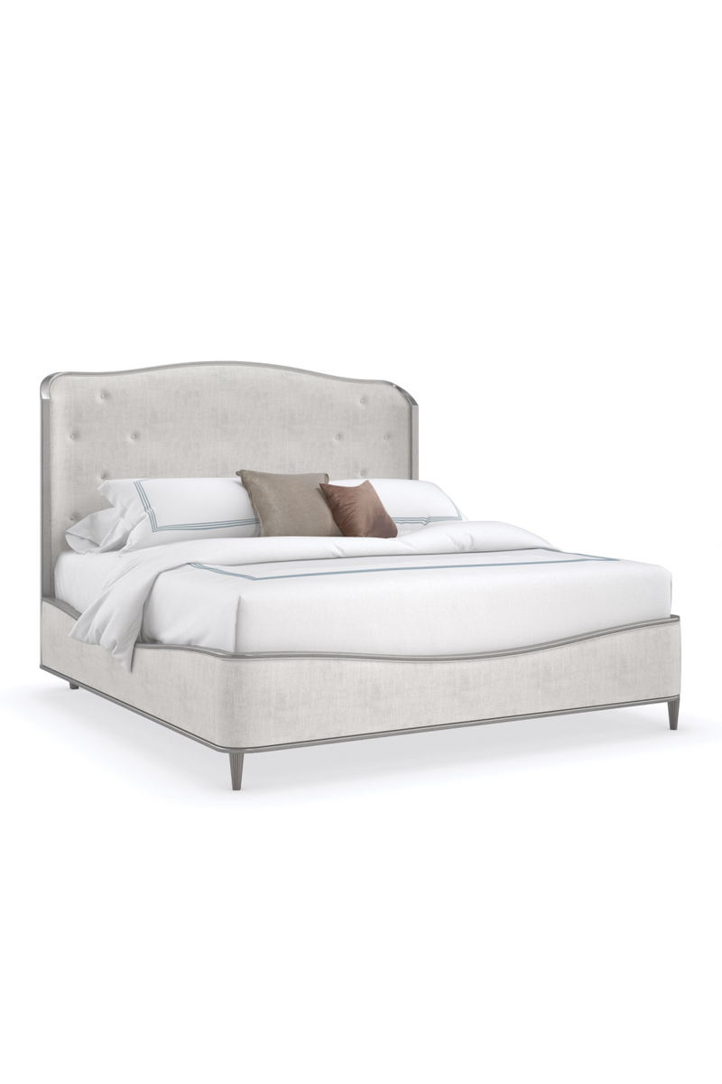 Lit en lin gris | Caracole Clear The Air | OROA.fr