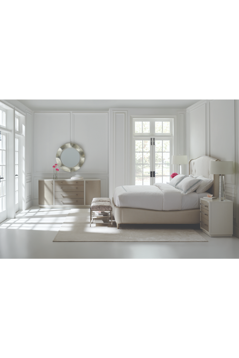 Lit en lin gris | Caracole Clear The Air | OROA.fr