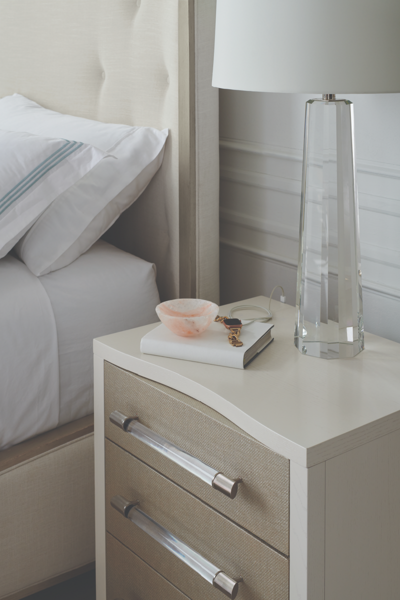 Lit en lin gris | Caracole Clear The Air | OROA.fr