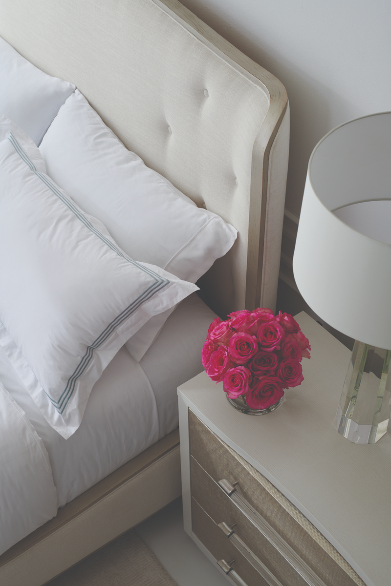 Lit en lin gris | Caracole Clear The Air | OROA.fr