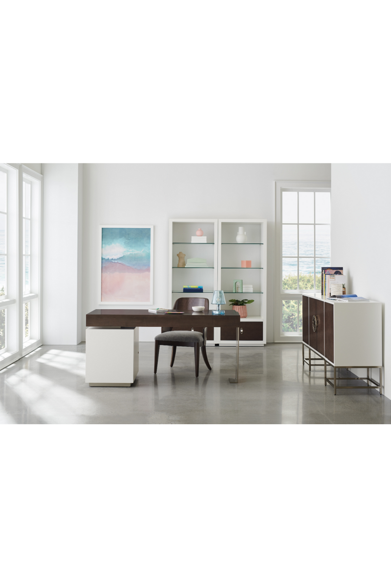 Etagère en verre et en blanc blanc | Caracole Stacked | Meubleluxe.fr