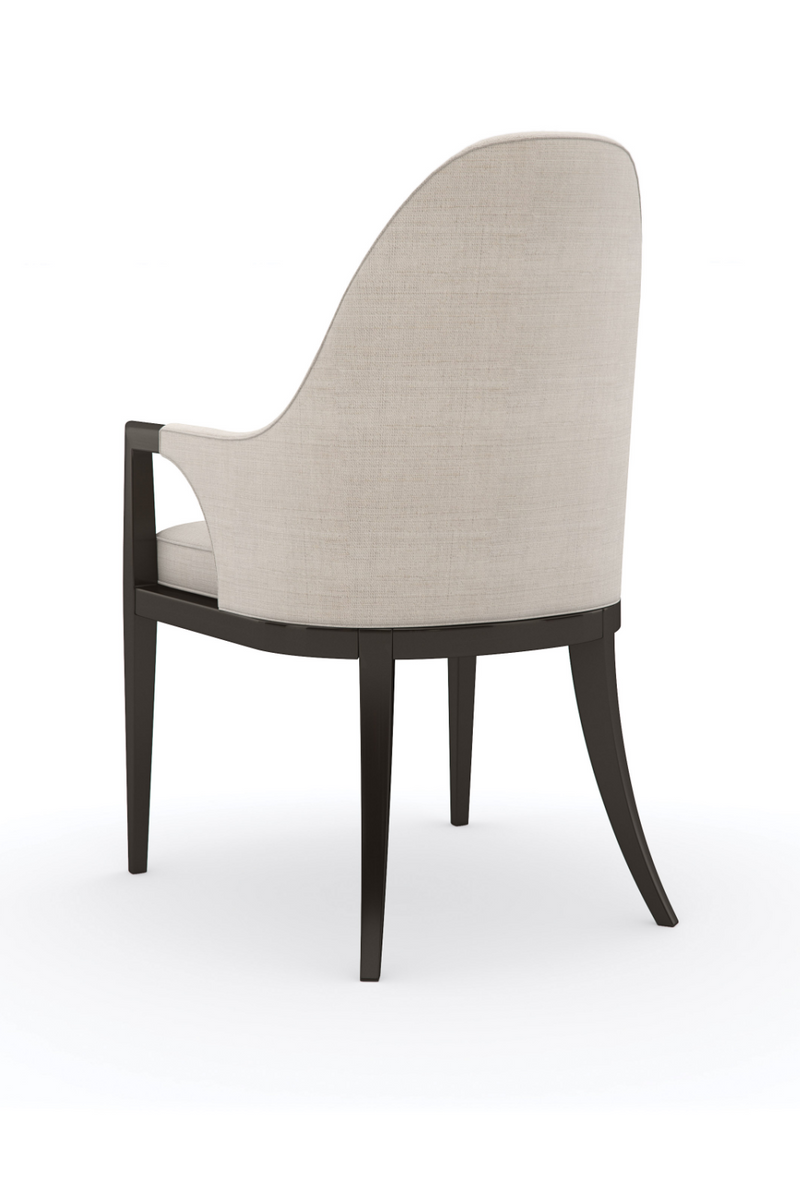 Fauteuil Courbé Beige | Caracole Natural Choice | OROA.fr