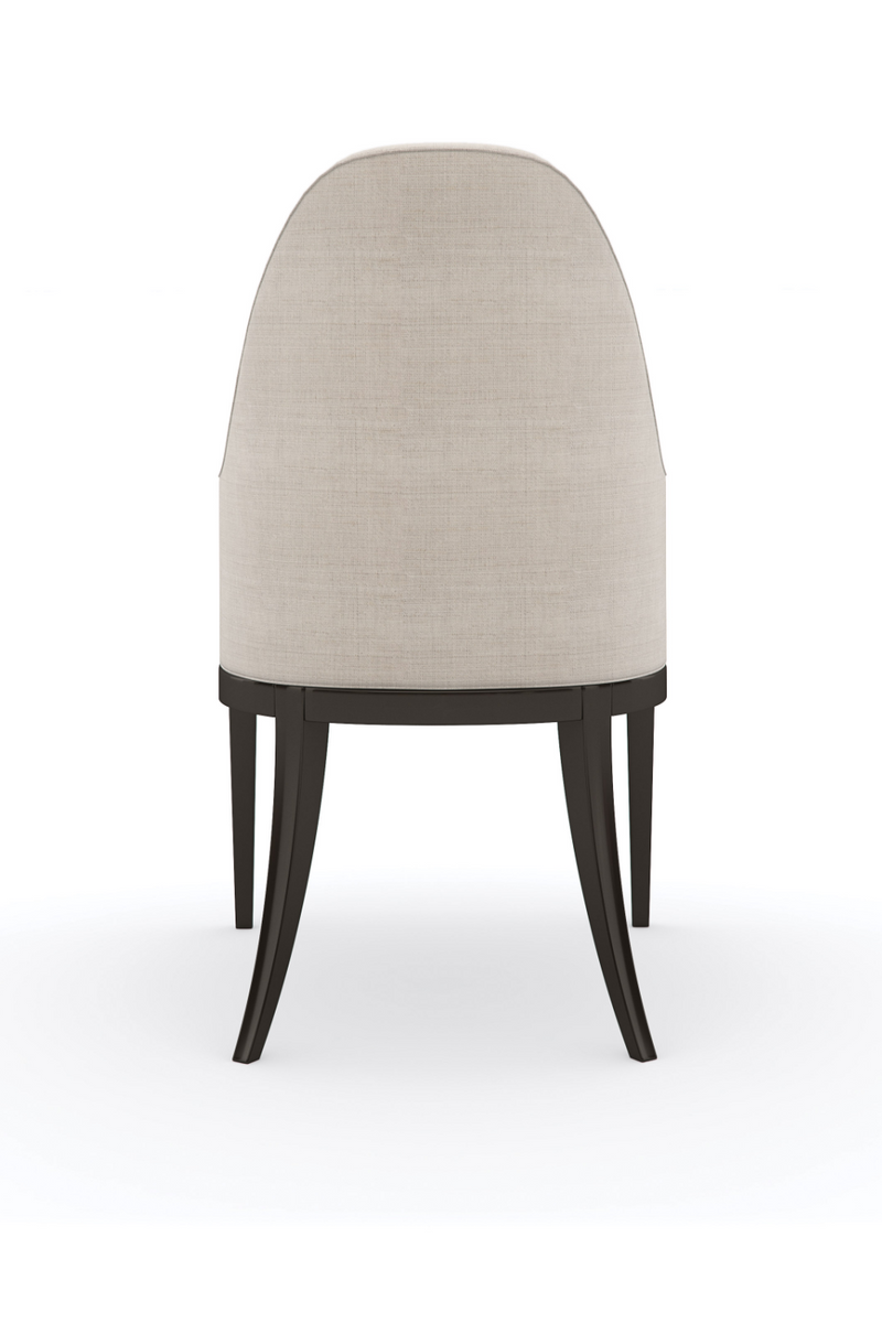 Fauteuil Courbé Beige | Caracole Natural Choice | OROA.fr