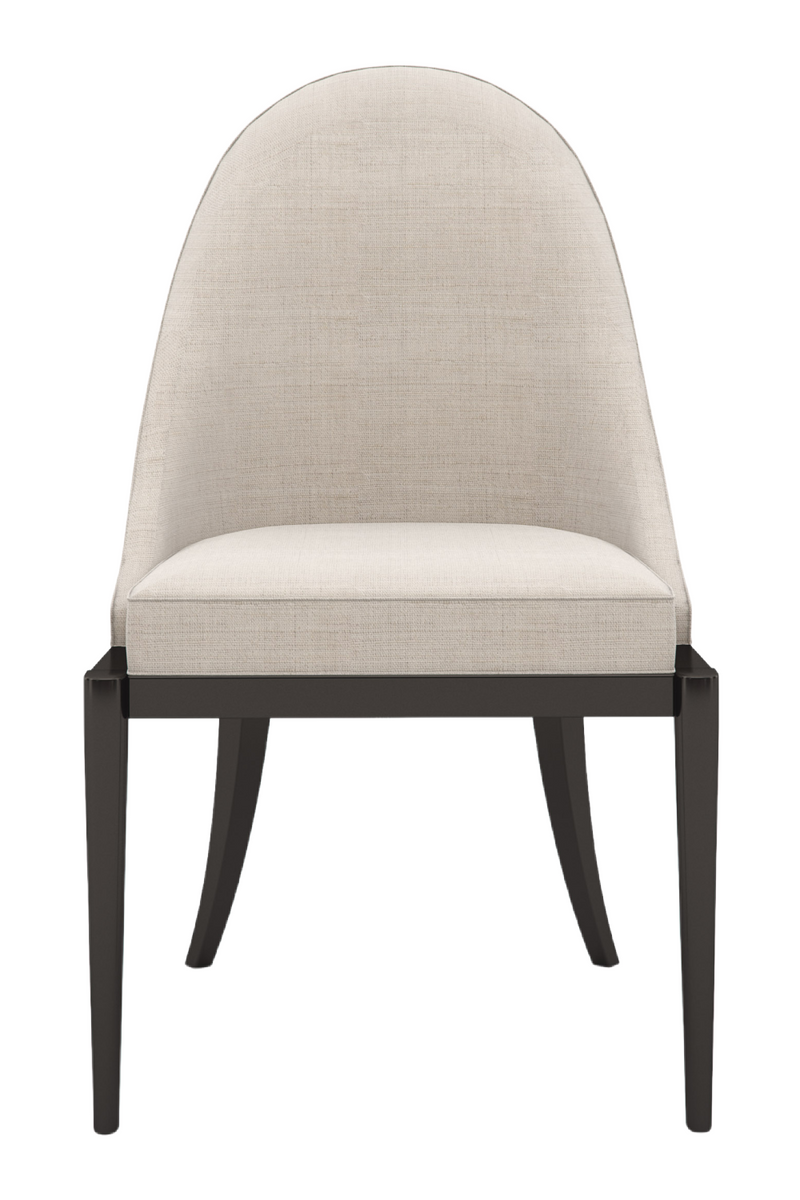Chaise d’appoint courbée beige | Caracole Natural Choice | OROA.fr