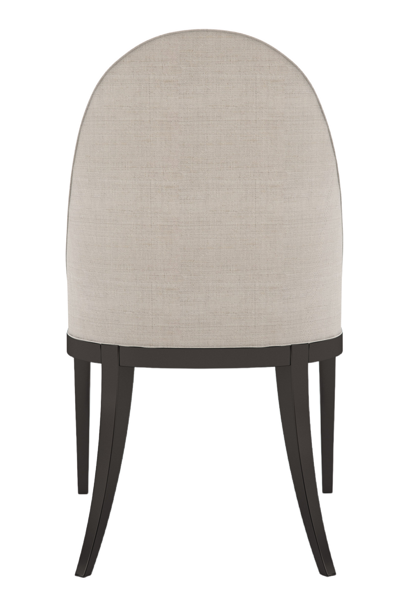 Chaise d’appoint courbée beige | Caracole Natural Choice | OROA.fr
