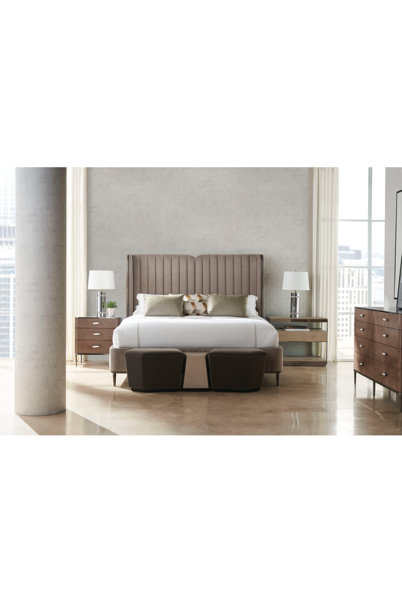 Commode en bois d'érable et bronze | Caracole Prism | Meubleluxe.fr