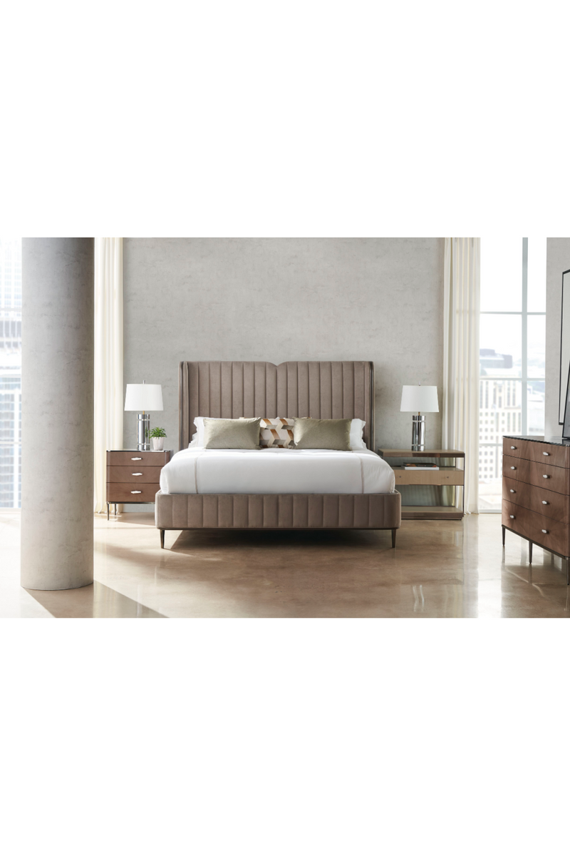 Commode en bois d'érable et bronze | Caracole Prism | Meubleluxe.fr