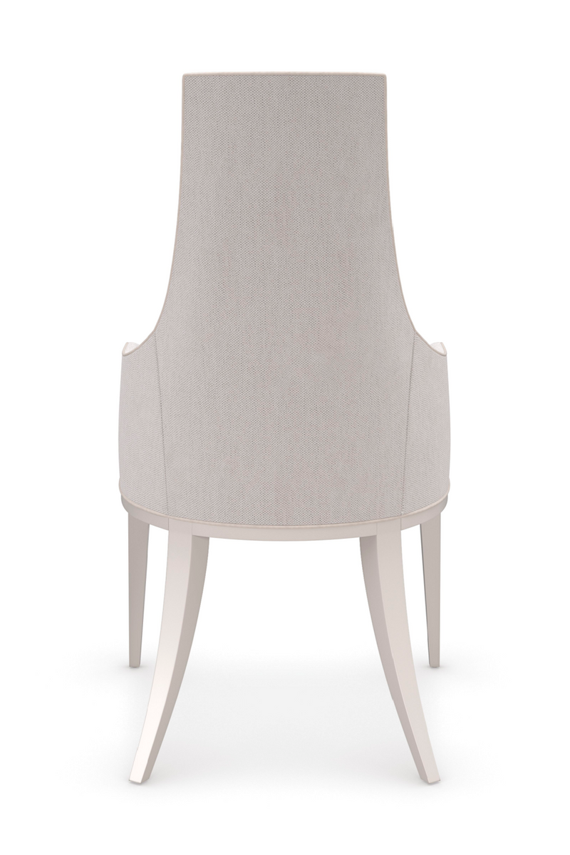 Chaise de salle à manger beige à dossier fuselé | Caracole Tall Order | Oroa.fr