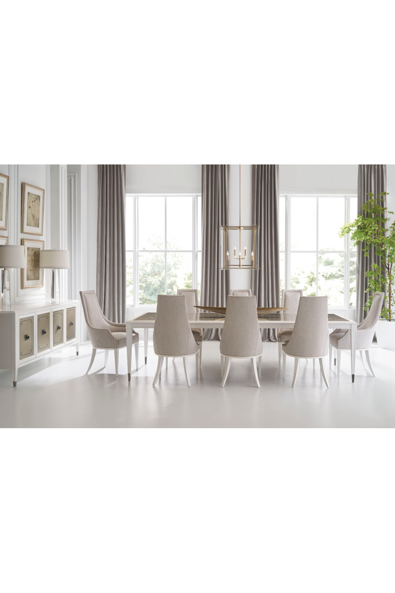 Chaise d’Appoint Effilée Blanc Cassé | Caracole Tall Order | OROA.fr