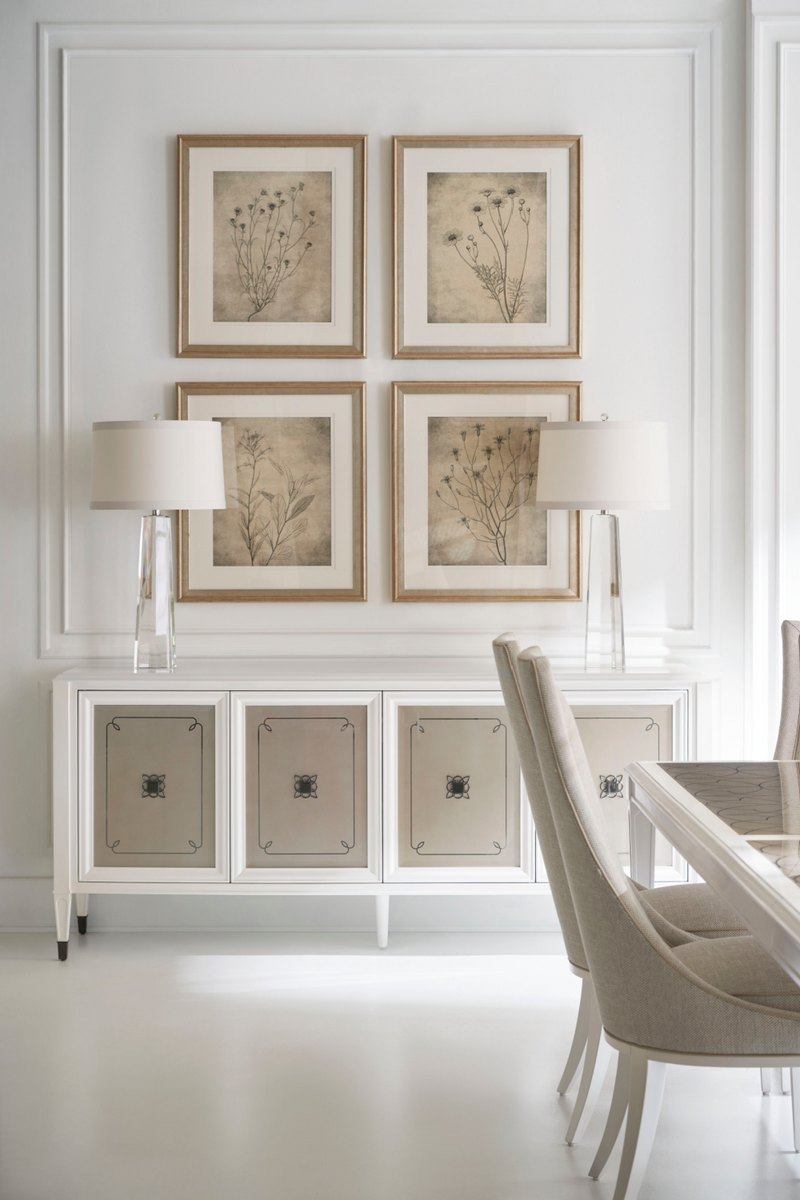 Chaise d’Appoint Effilée Blanc Cassé | Caracole Tall Order | OROA.fr