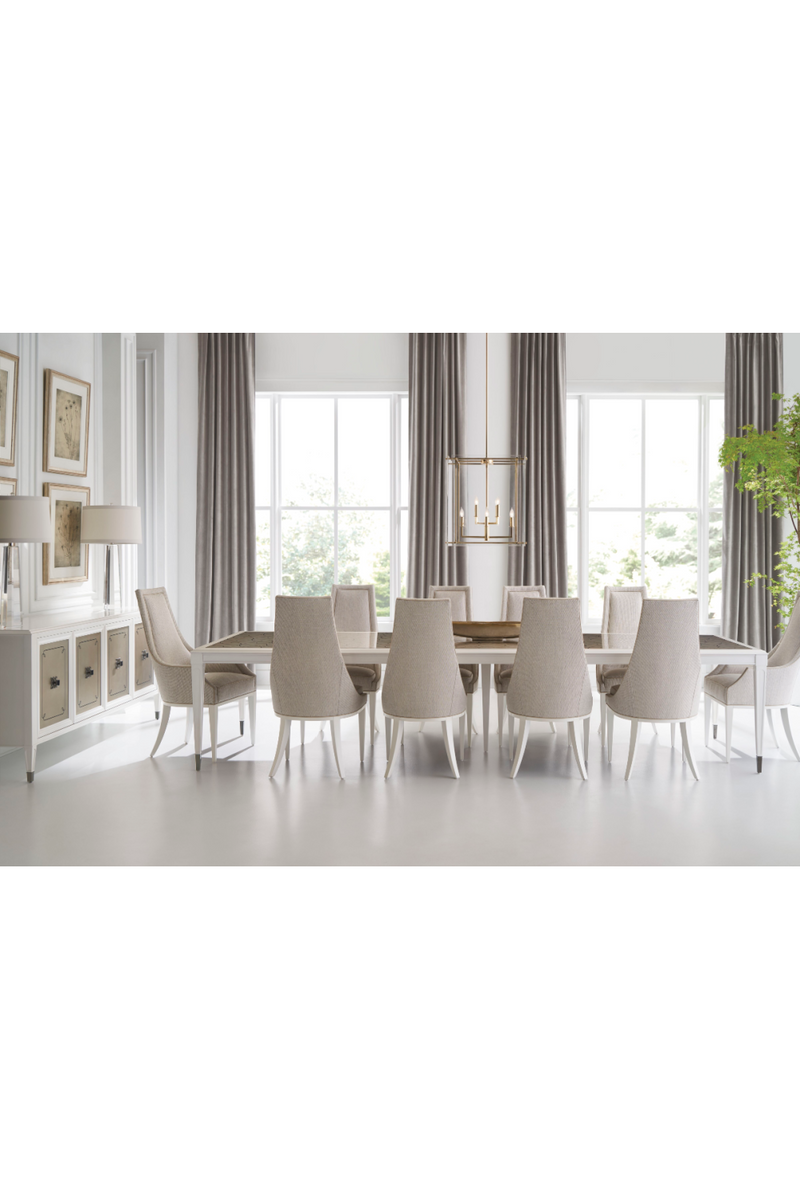 Chaise d’Appoint Effilée Blanc Cassé | Caracole Tall Order | OROA.fr
