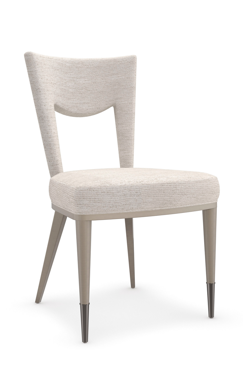 Chaise de salle à manger à dossier ouvert | Caracole Strata | Meubleluxe.fr