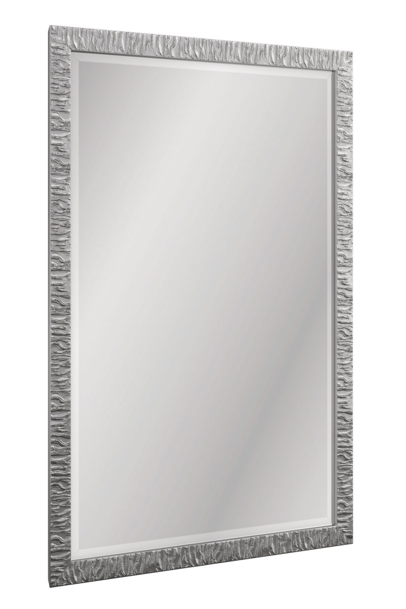 Miroir en métal texturé | Caracole Silver Mirage | OROA.fr