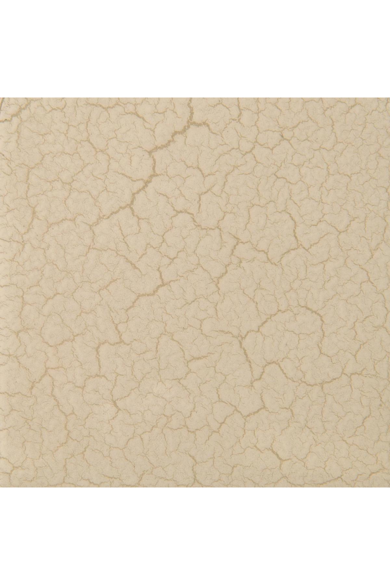 Table de chevet en galuchat crème et verre fumé | Caracole Illiad | OROA.fr