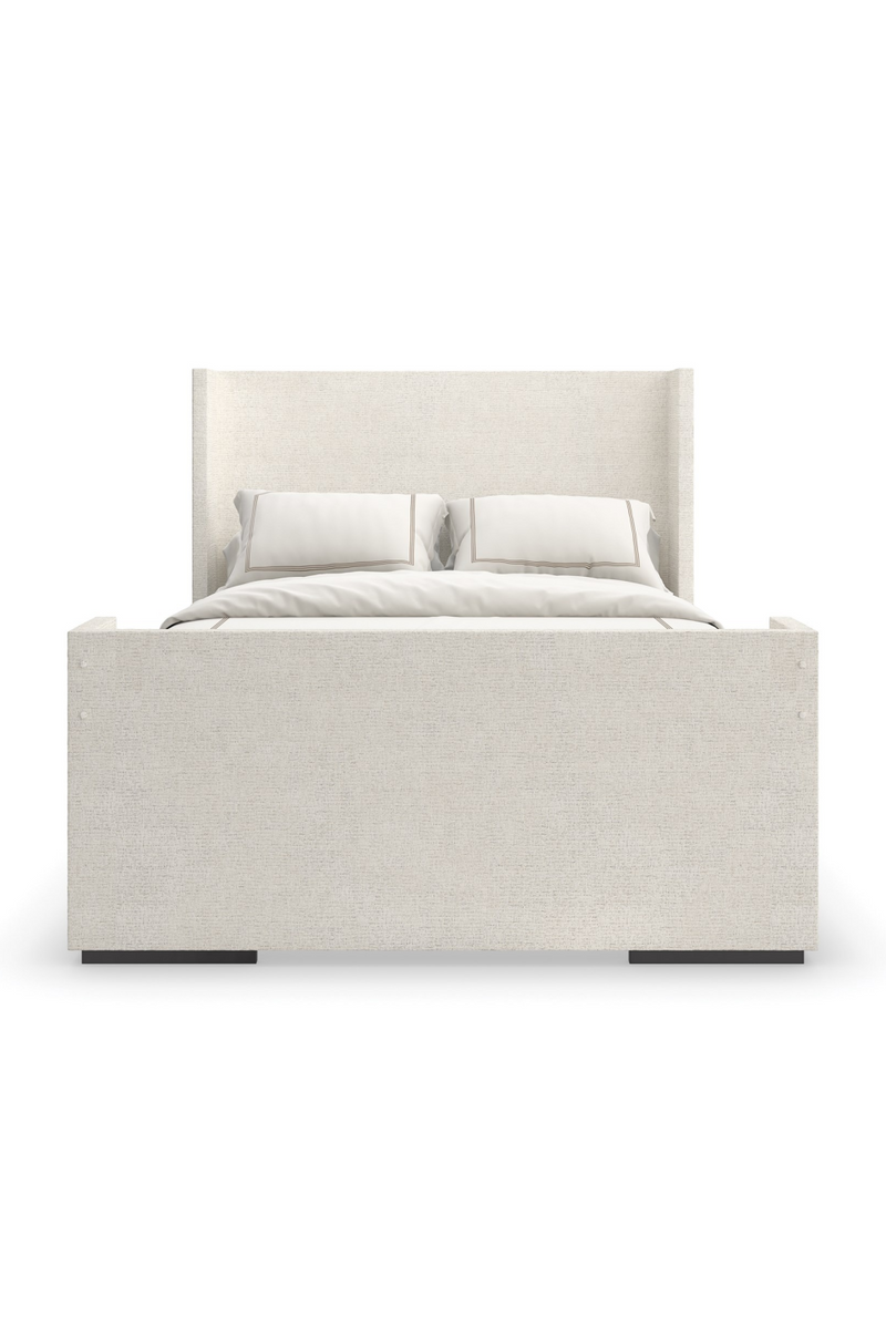 Lit queen moderne blanc | Caracole Shelter Me | OROA.fr