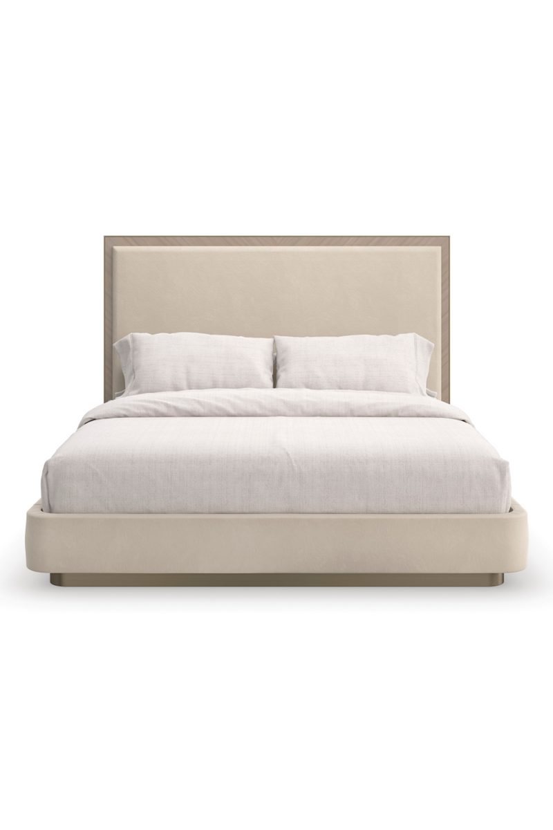 Lit minimaliste moderne crème | Caracole Anthology | OROA.fr