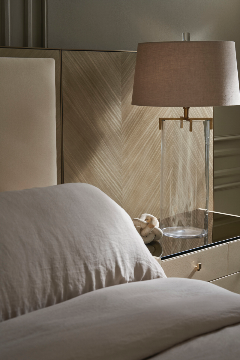 Lit Crème à Panneaux Ailes | Caracole Anthology | Meubleluxe.fr