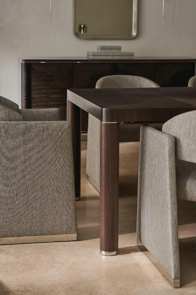 Buffet en pierre gris et bois foncé | Caracole Fancy | Meubleluxe.fr