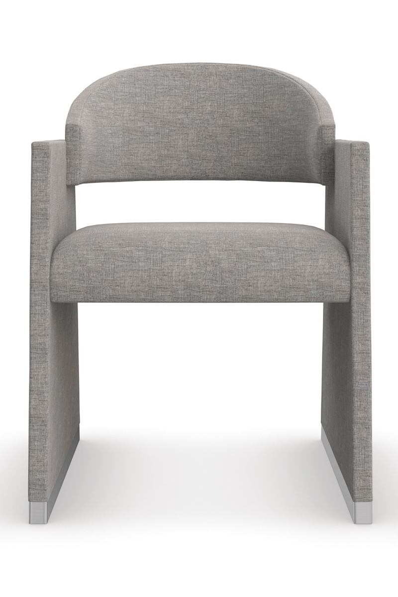 Chaise de salle à manger géométrique grise | Caracole Polish Off | OROA.fr