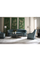 Table d'appoint ronde en verre et métal | Caracole Smoulder | Meubleluxe.fr