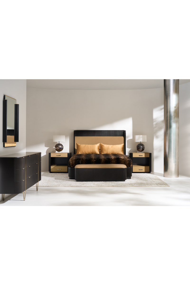 Commode à 9 Tiroirs avec Façade Cannelée | Caracole Love At First Sight | OROA.fr