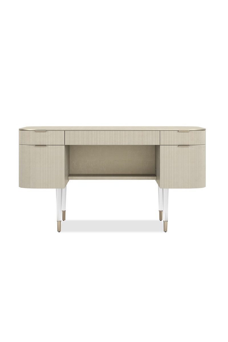 Bureau à 2 Tiroirs Strié | Caracole Lady Love | OROA.fr
