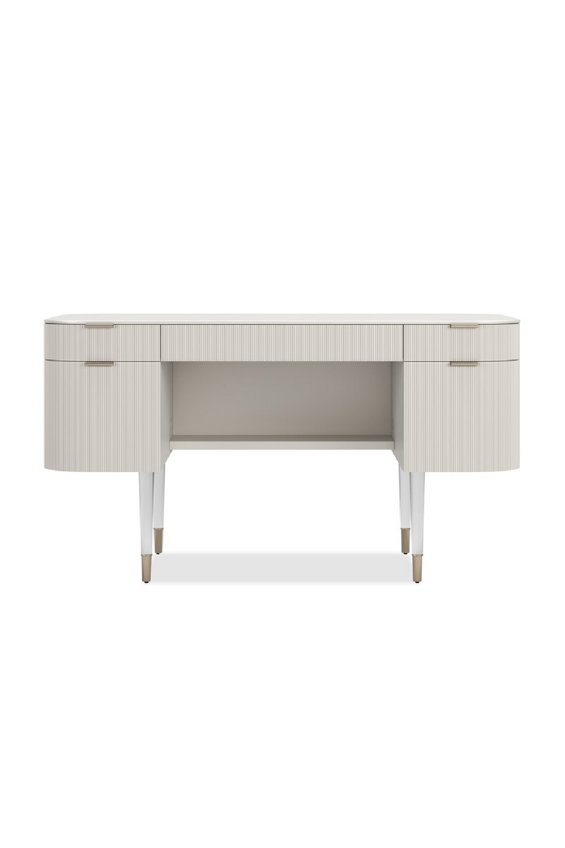 Bureau à 2 Tiroirs Strié | Caracole Lady Love | OROA.fr