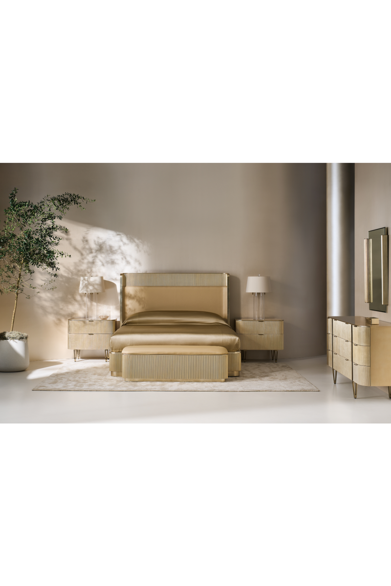 Banc de Lit Coffre en Cuir | Caracole For The Love Of Bed Bench | Meubleluxe.fr