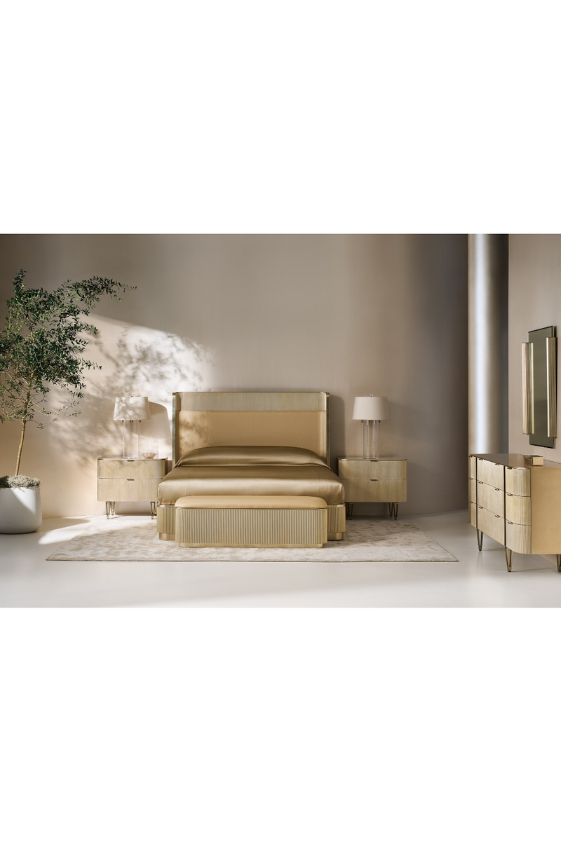 Banc de Lit Coffre en Cuir | Caracole For The Love Of Bed Bench | Meubleluxe.fr