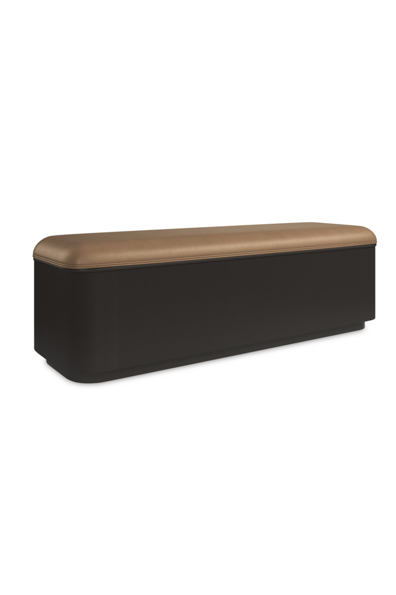 Banc de Lit Coffre en Cuir | Caracole For The Love Of Bed Bench | Meubleluxe.fr