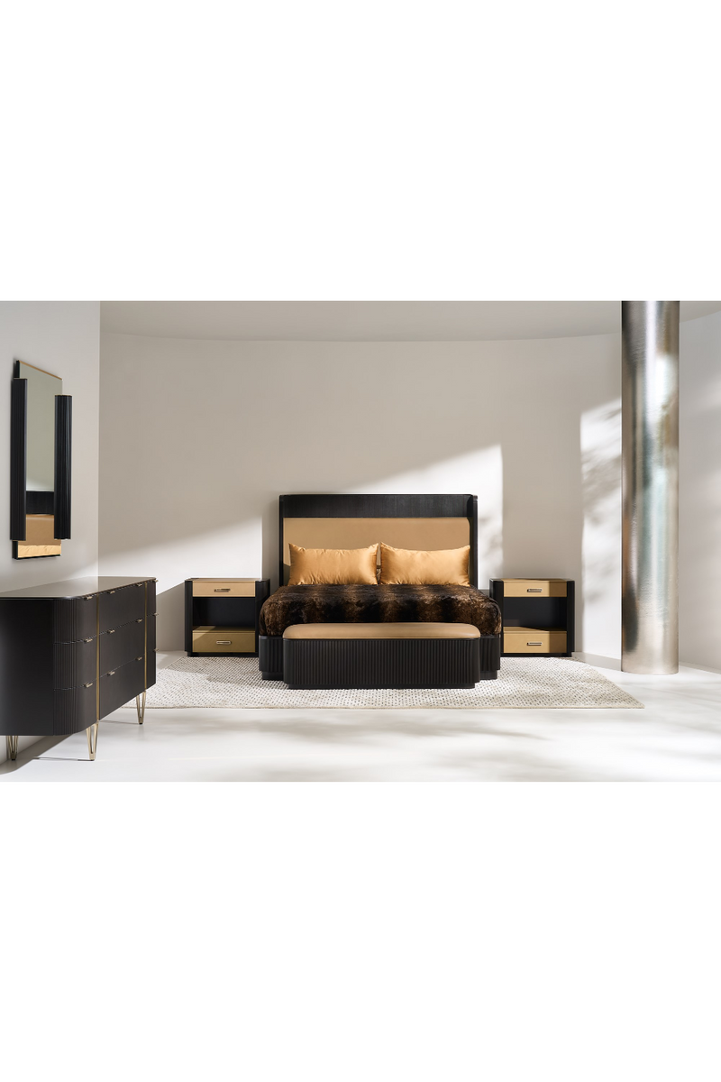 Banc de Lit Coffre en Cuir | Caracole For The Love Of Bed Bench | Meubleluxe.fr