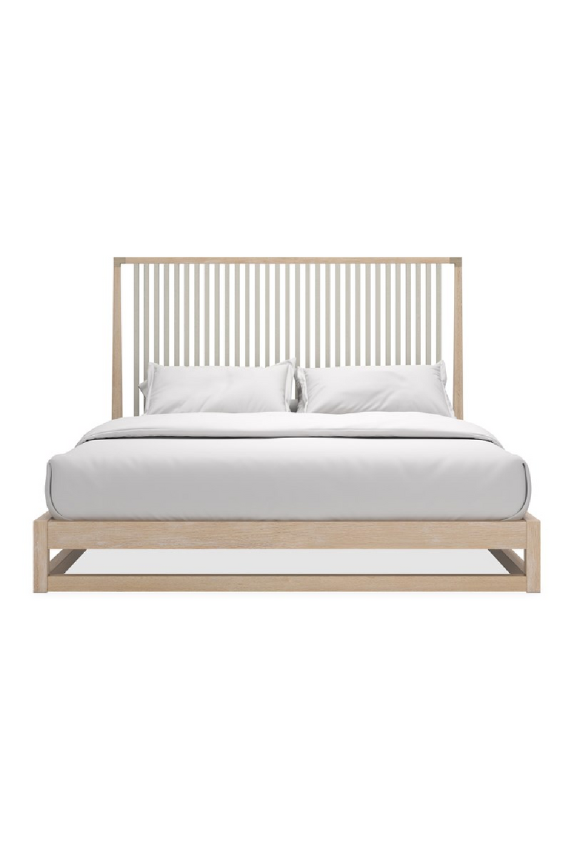 Lit King en Chêne à Lattes | Caracole Pinstripe | OROA.fr
