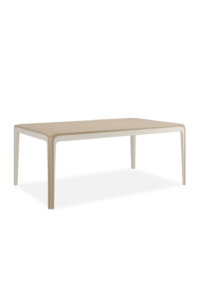 Table de salle à manger extensible beige | Caracole Room For More | OROA.fr