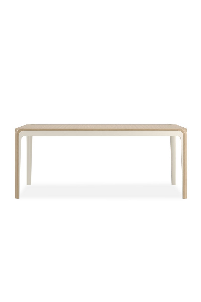 Table de salle à manger extensible beige | Caracole Room For More | OROA.fr