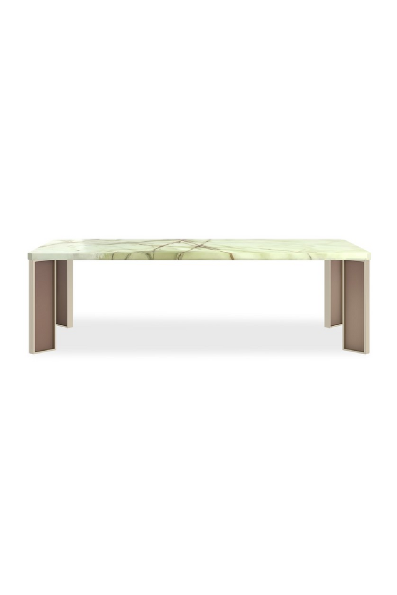 Table de salle à manger en onyx vert | Caracole The Naturalist | OROA.fr