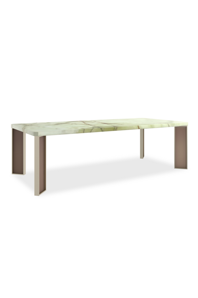 Table de salle à manger en onyx vert | Caracole The Naturalist | OROA.fr