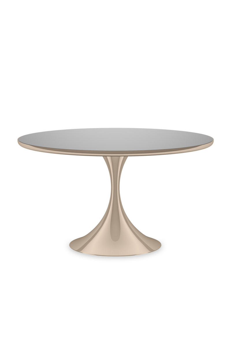 Table de salle à manger Tulipe dorée | Caracole Semper | OROA.fr