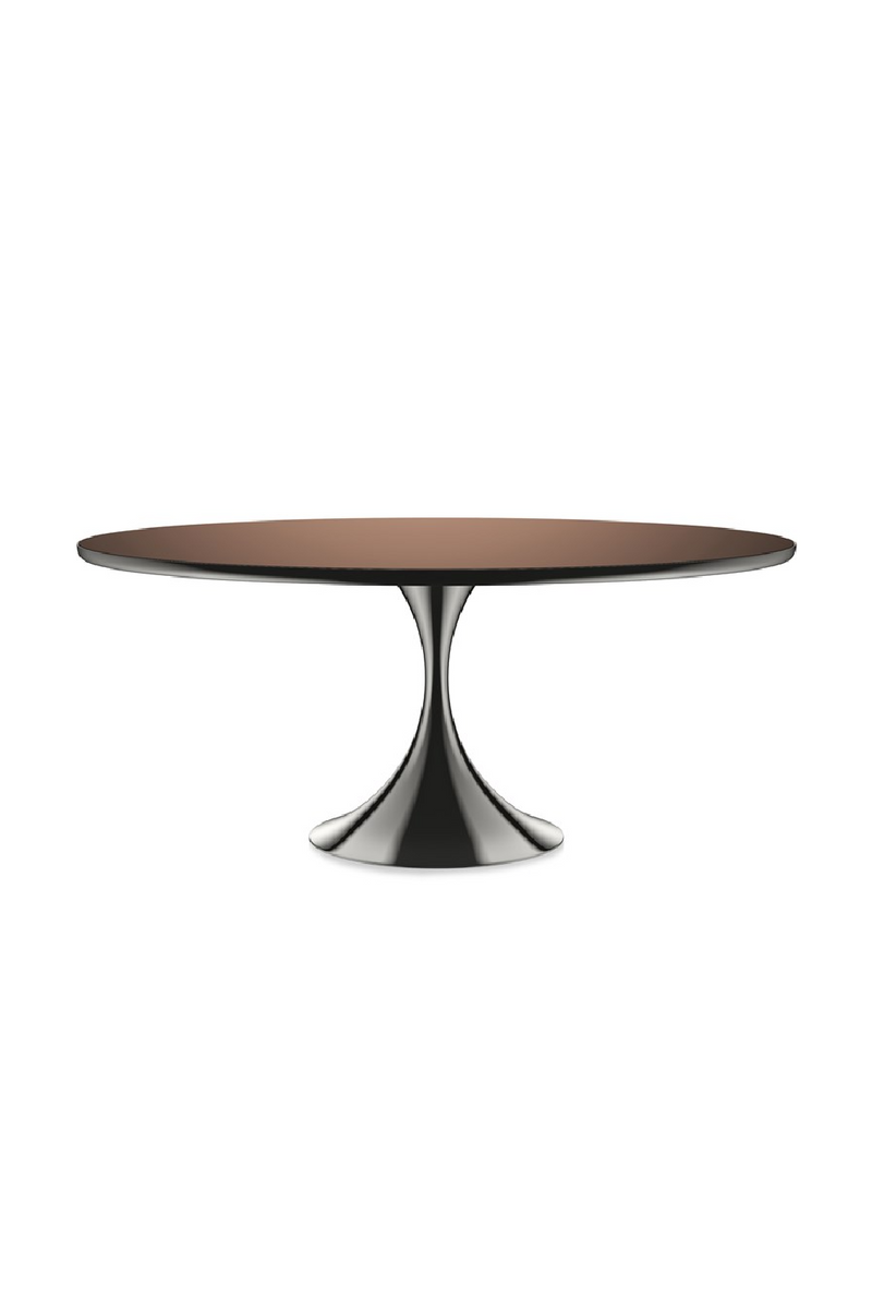 Table à manger ovale en bronze | Caracole Semper | OROA.fr