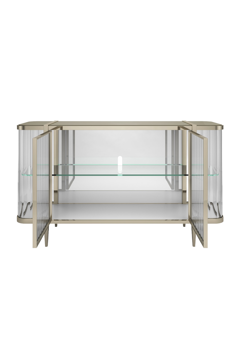 Buffet 2 Portes avec Miroir Ondulé | Caracole Stop And Stare | OROA.fr