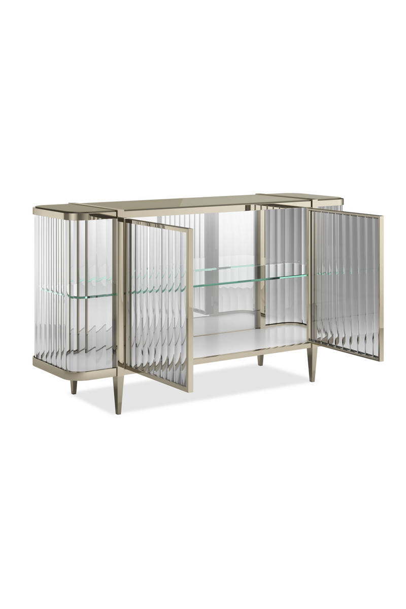 Buffet 2 Portes avec Miroir Ondulé | Caracole Stop And Stare | OROA.fr