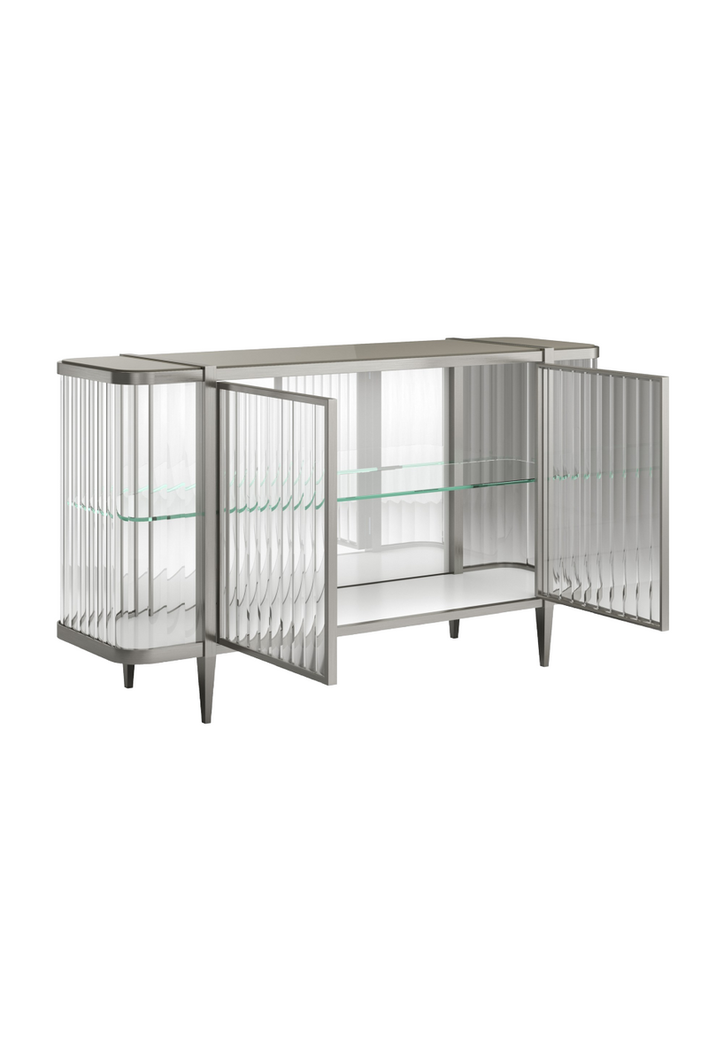 Buffet 2 Portes avec Miroir Ondulé | Caracole Stop And Stare | OROA.fr