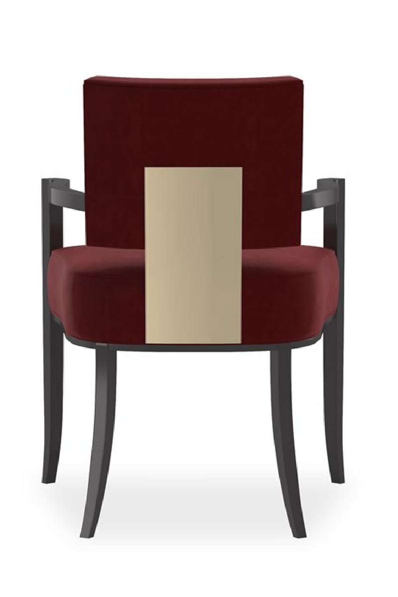 Fauteuil de Salle à Manger à Dossier Carré | Caracole Reserved Seating | OROA.fr