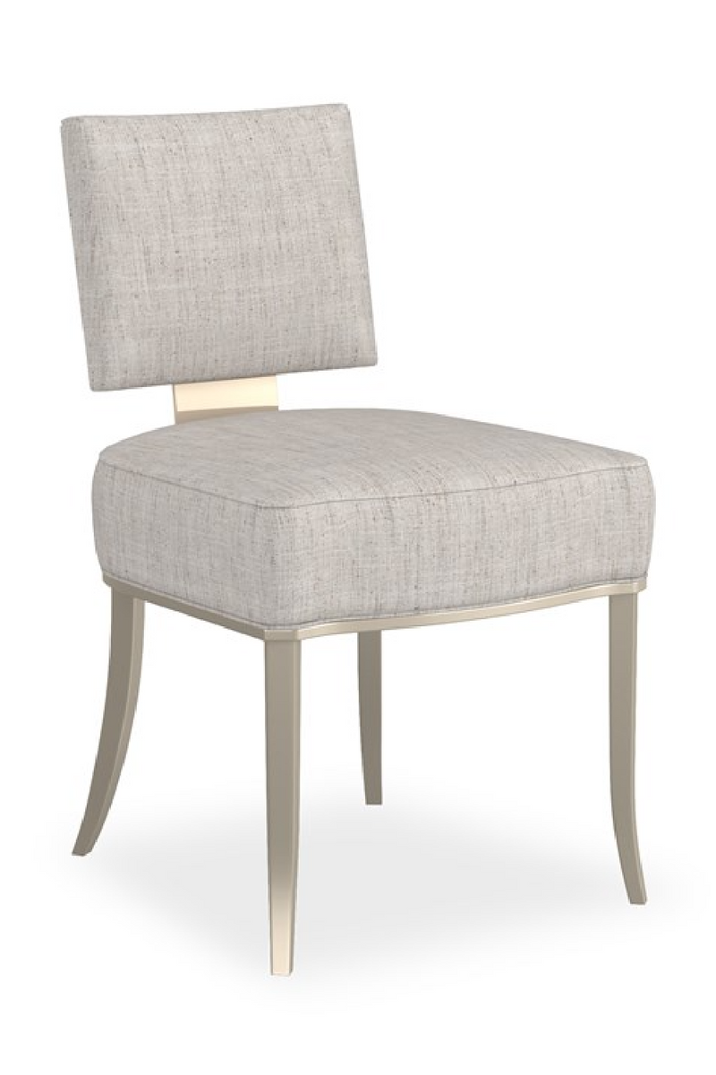 Chaise d’Appoint à Dossier Carré | Caracole Reserved Seating | OROA.fr