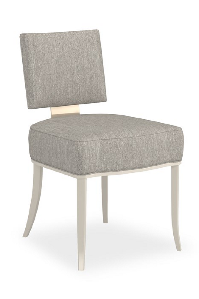 Chaise d’Appoint à Dossier Carré | Caracole Reserved Seating | OROA.fr