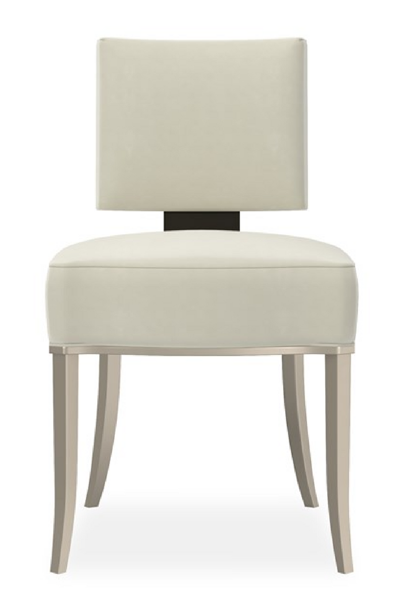 Chaise d’Appoint à Dossier Carré | Caracole Reserved Seating | OROA.fr