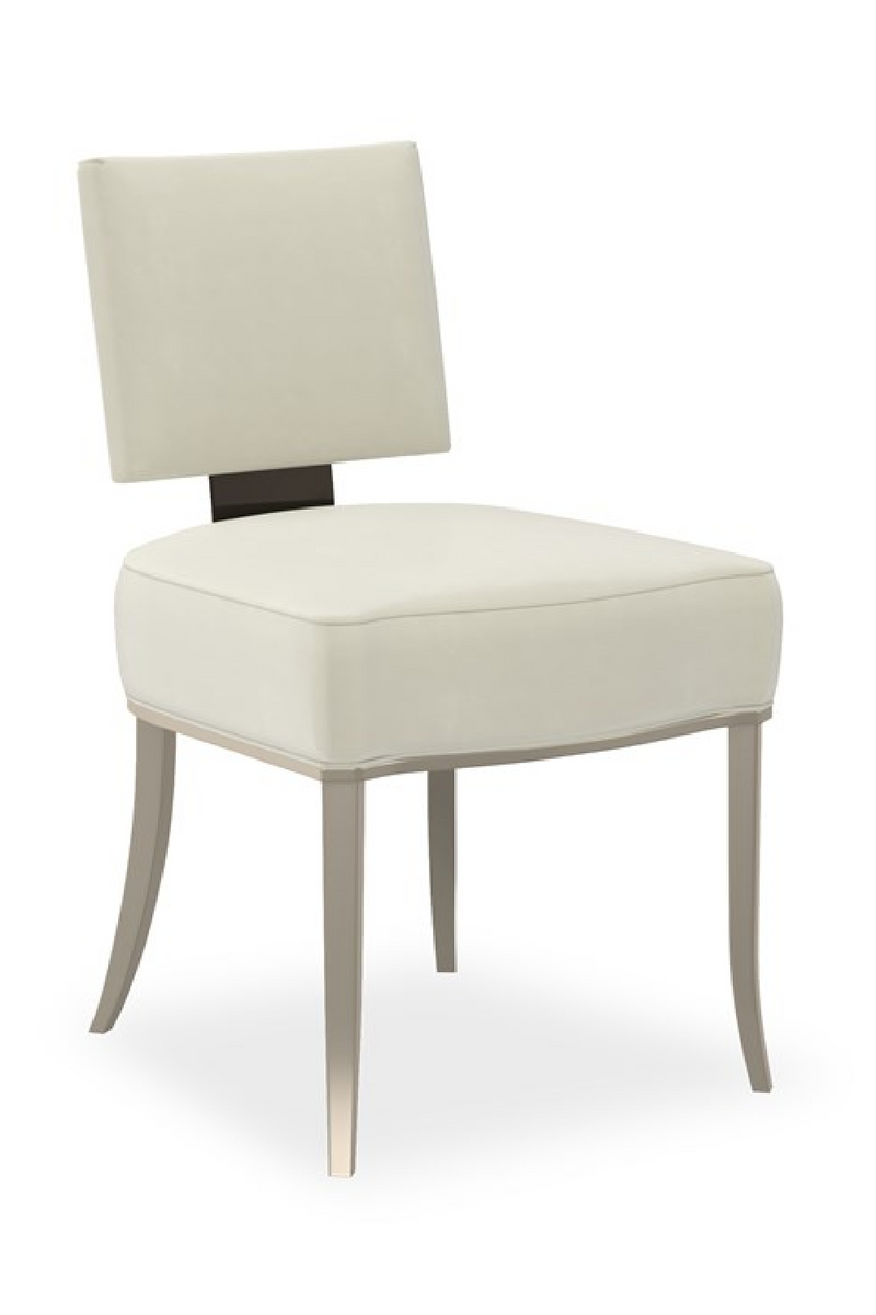 Chaise d’Appoint à Dossier Carré | Caracole Reserved Seating | OROA.fr