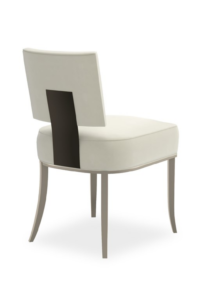 Chaise d’Appoint à Dossier Carré | Caracole Reserved Seating | OROA.fr