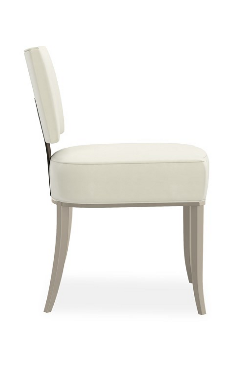 Chaise d’Appoint à Dossier Carré | Caracole Reserved Seating | OROA.fr