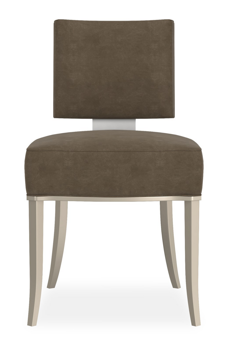 Chaise d’Appoint à Dossier Carré | Caracole Reserved Seating | OROA.fr